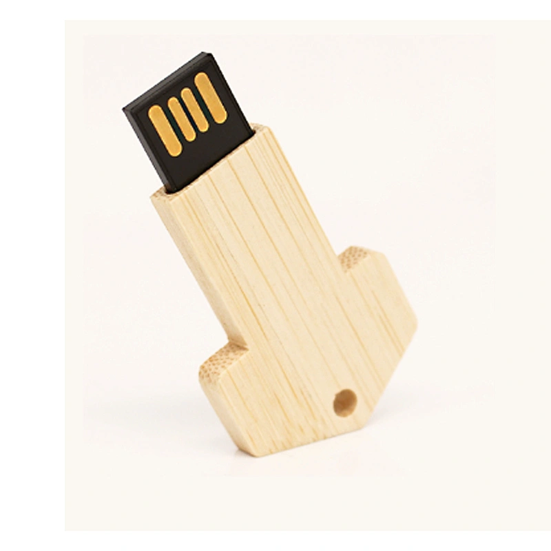 Wood Bamboo Eco USB Flash Drive USB 2.0 Logo Customized Arrow Shape USB Flash Disk USB Stick USB Flash USB Drive