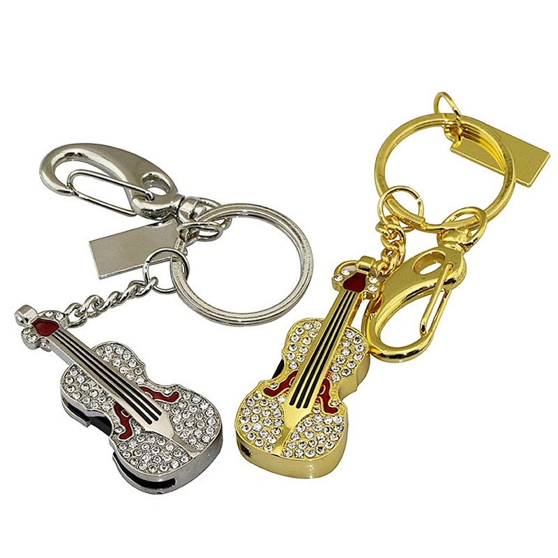 Guitar Musical Instruments Colorful Jewelry Gift Metal USB Flash Drive USB Flash Disk USB Stick USB Flash USB Drive