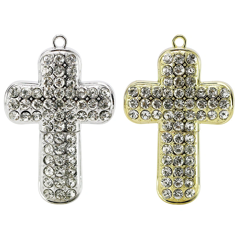 Cross Colorful Jewelry Gift Metal USB Flash Drive USB Flash Disk USB Stick USB Flash USB Drive
