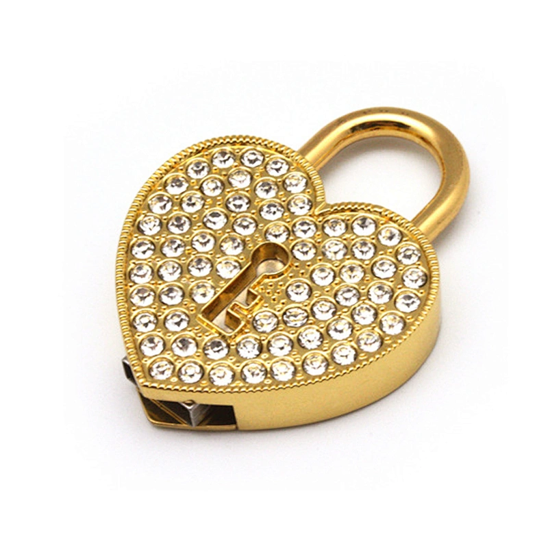 Love Locks Metal Chain Colorful Jewelry USB Flash Drive USB Flash Disk USB Stick USB Flash USB Drive for Promotional Gift