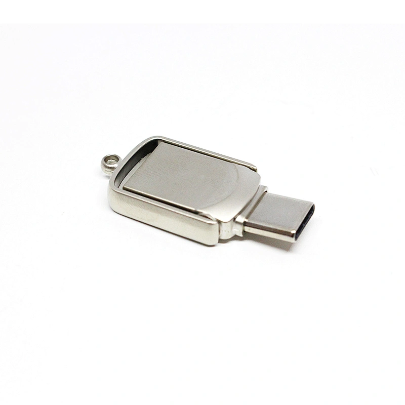 Metal Mini Portable USB Flash Drive Dual Port Type-C Laser Logo USB Drive USB Flash Disk USB Disk