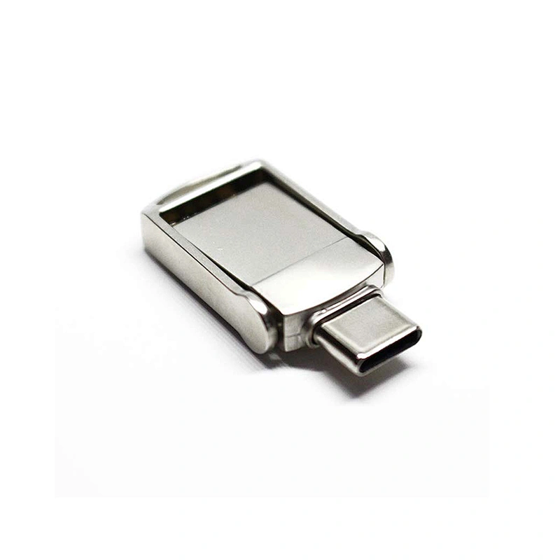 Metal Mini Portable USB Flash Drive Dual Port Type-C Laser Logo USB Disk USB Drive USB Flash Disk
