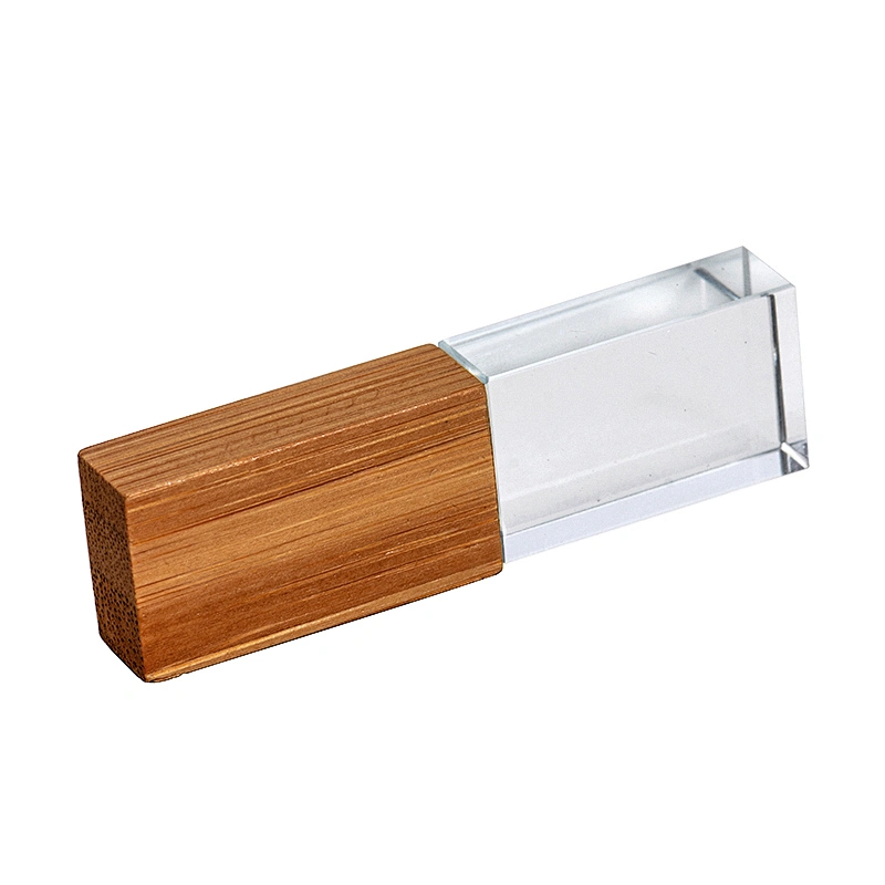 Wooden Crystal Personal Business Gift Logo Print USB Flash Drive USB Flash Disk USB Drive USB Driver USB Stick USB Disk