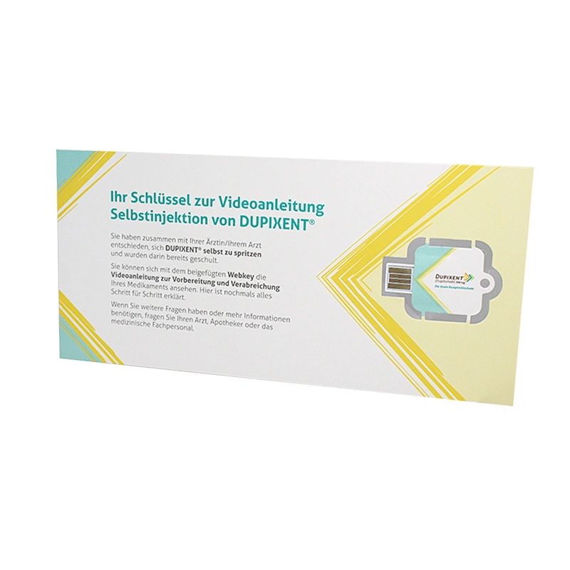 Business Advertising Promotion Gift Paper USB Stick Cmyk Printing USB Flash Drive/Flash Memory/USB Disk