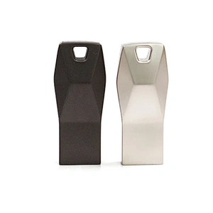 Metal Silvery Customized Logo USB Flash Drive USB Flash Disk USB Stick USB Drive Flash Drive