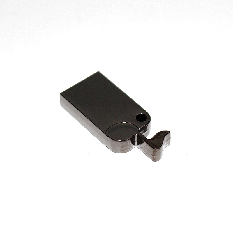 Mini Music Metal USB Flash Drive Gun Color Customized Logo Portable Pen Drive Can Lanyard USB Flash Memory USB Disk