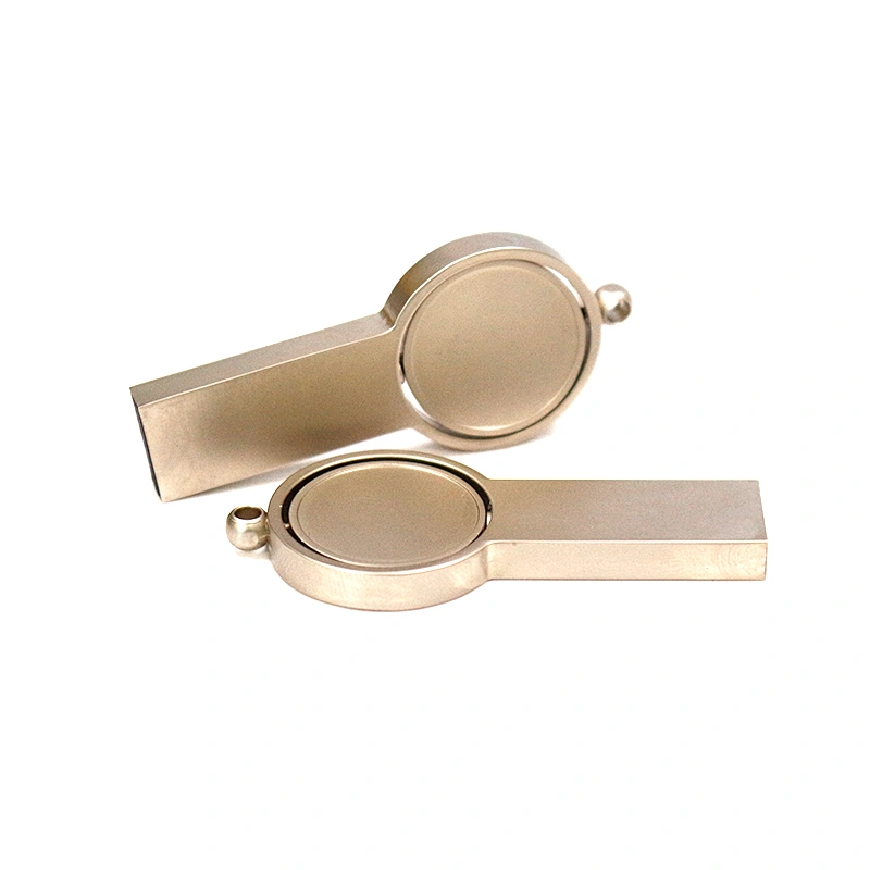 Metal Rotate New Style USB Flash Drive Customized Logo Gadget Lanyard Pen Drive Professional Manufacture USB Pen Drive