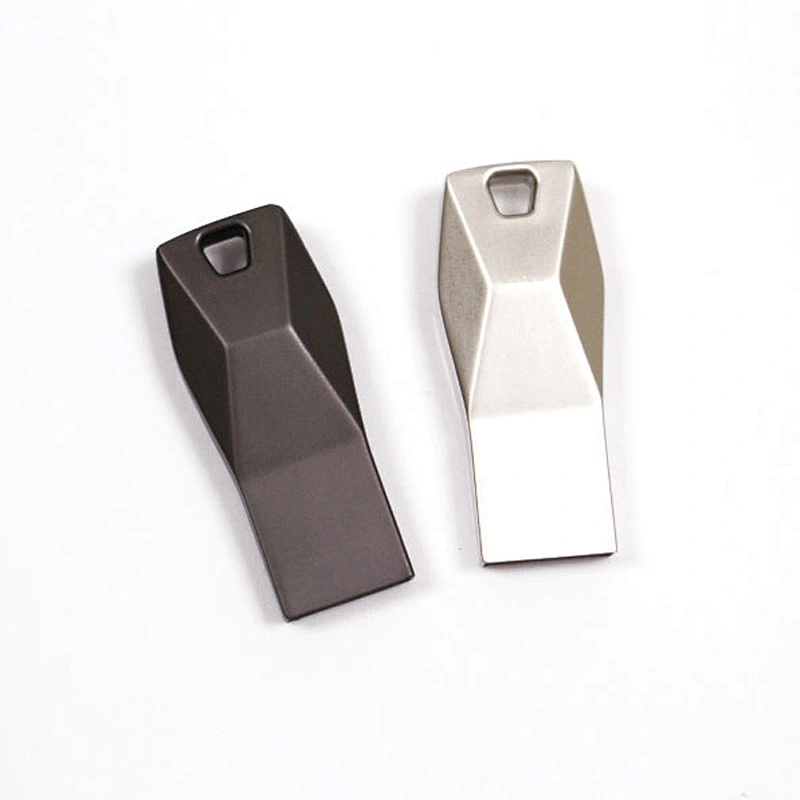 Metal Silvery Customized Logo USB Flash Drive USB Flash Disk USB Stick USB Drive Flash Drive