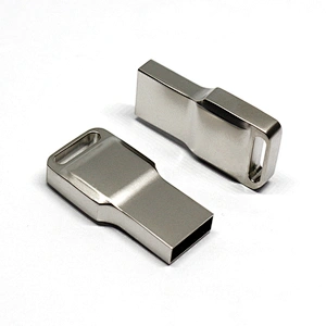 Silvery Metal Portable USB 2.0 Pen Drive USB Flash Drive USB Disk USB Drive USB Flash Disk with Your Logo