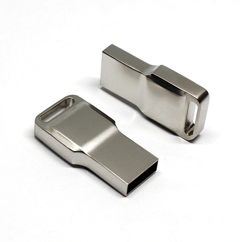 Silvery Metal Portable USB 2.0 Pen Drive USB Flash Drive USB Disk USB Drive USB Flash Disk with Your Logo