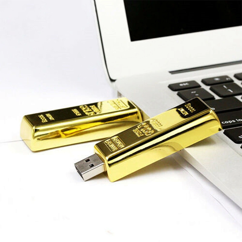 Gold Design Gadget Promotional Gift Metal USB Flash Drive USB Drive USB Driver USB Disk USB Stick