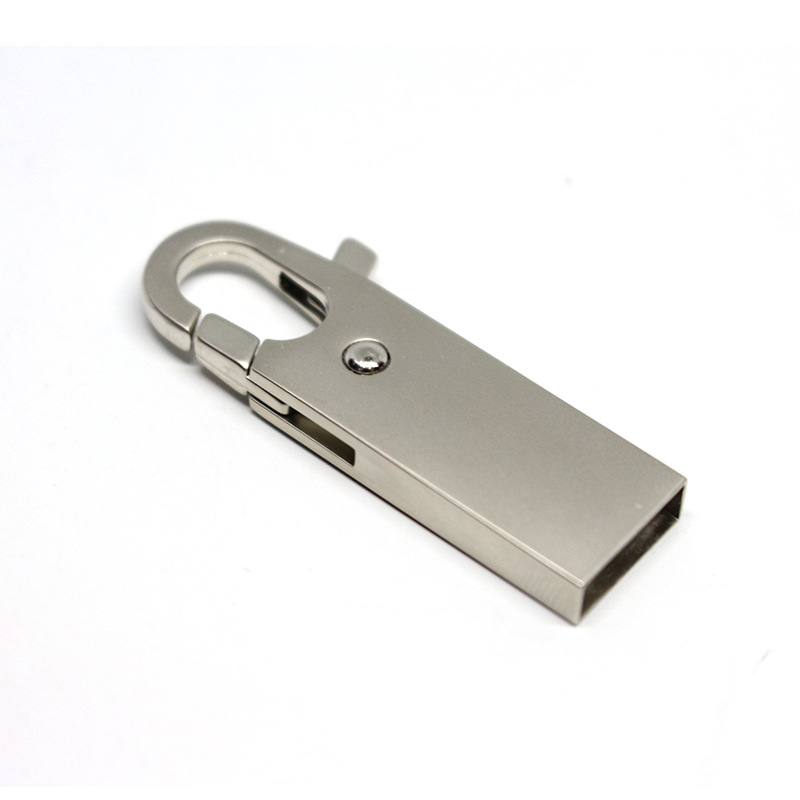 Metal Buckle Hang Bag USB Flash Drive Factory Price Low Cost USB Pen Drive Logo Printing USB Stick