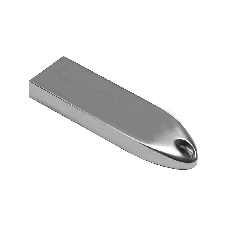 Bullet Metal Printable Logo Silvery USB Flash Drive/USB Pen Drive/USB Flash/USB Flash Disk/USB Stick