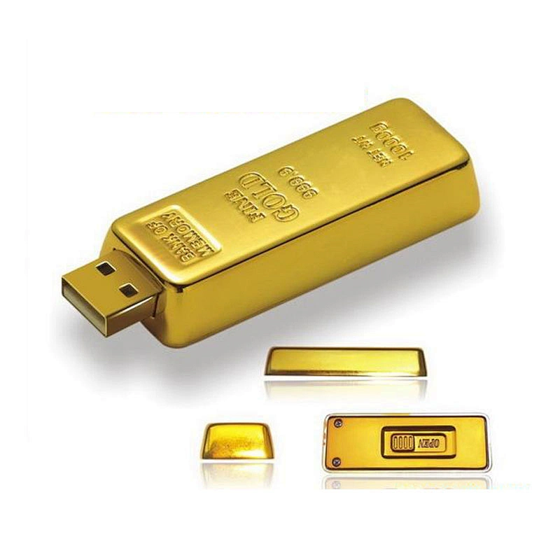 Gold Design Gadget Promotional Gift Metal USB Flash Drive USB Drive USB Driver USB Disk USB Stick