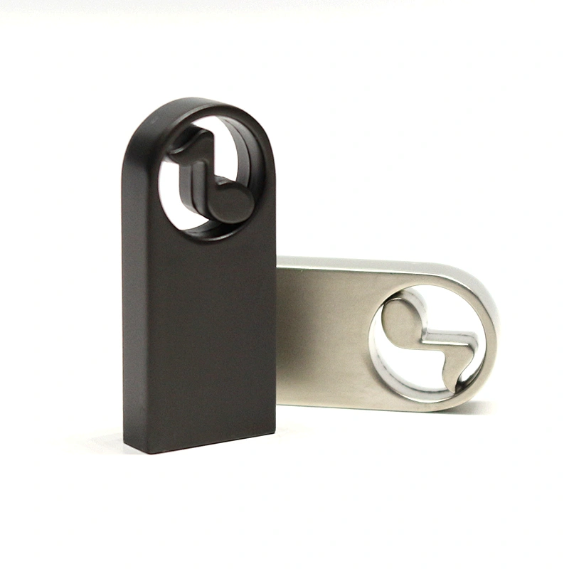 64GB Mini Metal Music USB Flash Drive Promotional Gift Two Color Logo Printing USB Flash Disk USB Disk USB Stick