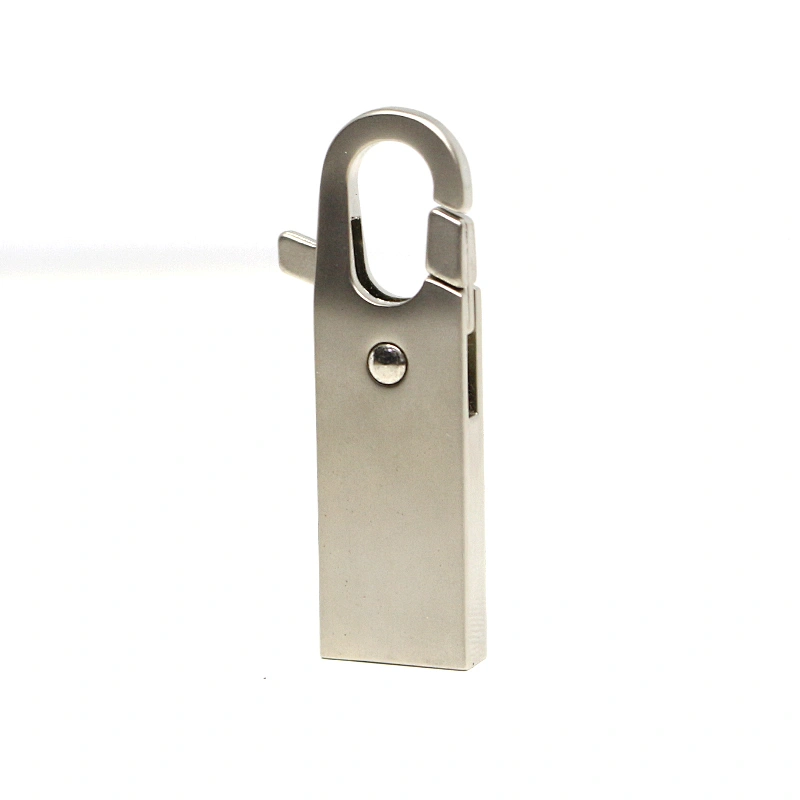 Metal Buckle Hang Bag USB Flash Drive Factory Price Low Cost USB Pen Drive Logo Printing USB Stick