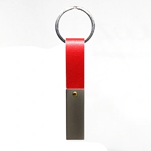 Metal Key Chain Portable PU Hanging Rope Promotional Gift USB Flash Drive USB Flash Disk USB Drive USB Driver USB Disk USB Stick