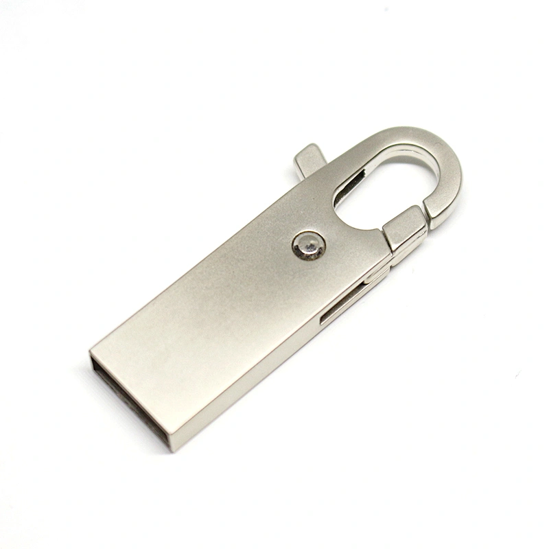 Metal Buckle Hang Bag USB Flash Drive Factory Price Low Cost USB Pen Drive Logo Printing USB Stick