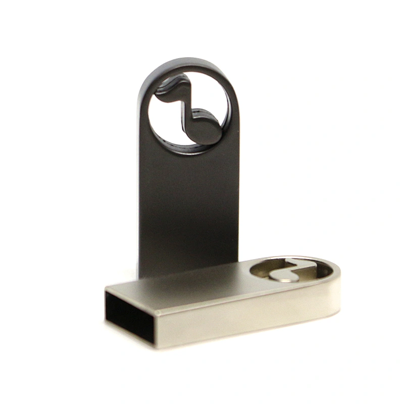 64GB Mini Metal Music USB Flash Drive Promotional Gift Two Color Logo Printing USB Flash Disk USB Disk USB Stick