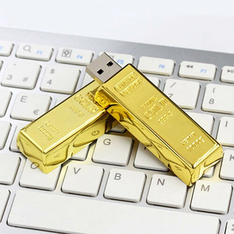 Gold Design Gadget Promotional Gift Metal USB Flash Drive USB Drive USB Driver USB Disk USB Stick