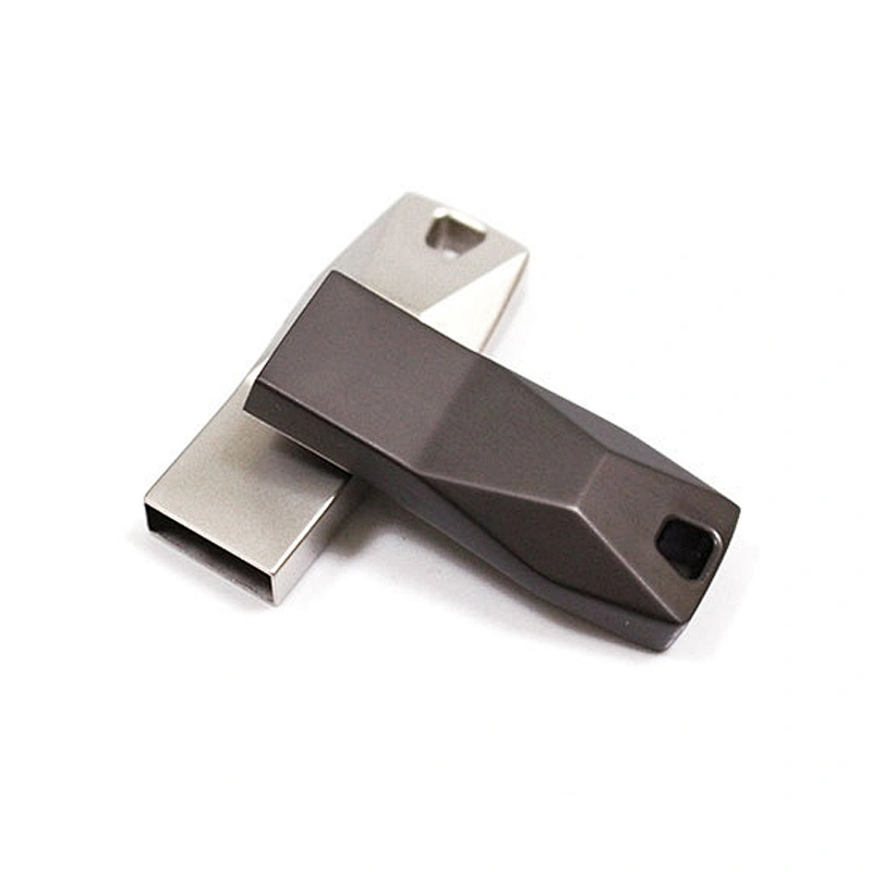 Metal Silvery Customized Logo USB Flash Drive USB Flash Disk USB Stick USB Drive Flash Drive