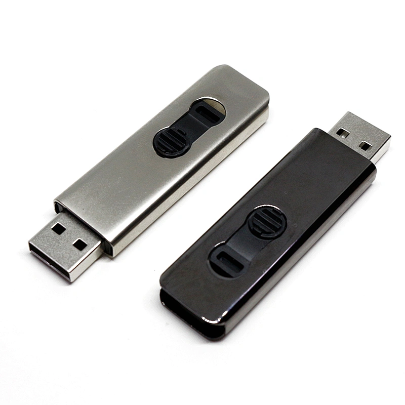 Stretch Metal USB Driver Promotional Gift Laser Logo Retractable USB Flash Drive USB Flash Disk USB Disk USB Stick USB Drive USB Driver