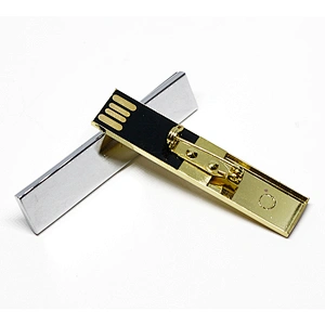 Brooch Metal Portable USB Flash Drive Pin Buckle Mirror Pen Drive Silvery Golden USB Pen Drive