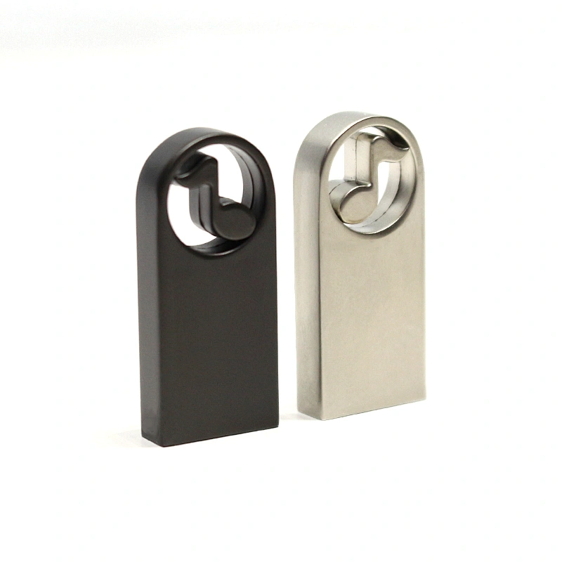 64GB Mini Metal Music USB Flash Drive Promotional Gift Two Color Logo Printing USB Flash Disk USB Disk USB Stick