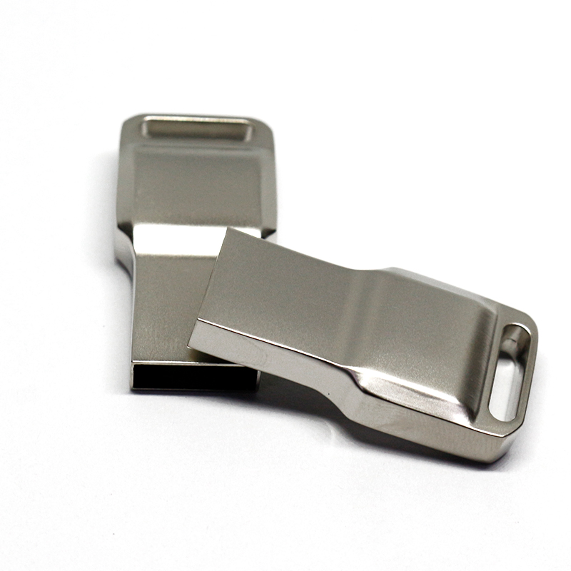 Silvery Metal Portable USB 2.0 Pen Drive USB Flash Drive USB Disk USB Drive USB Flash Disk with Your Logo