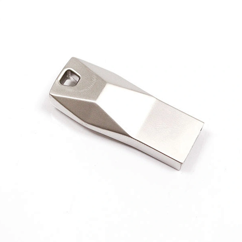 Metal Silvery Customized Logo USB Flash Drive USB Flash Disk USB Stick USB Drive Flash Drive
