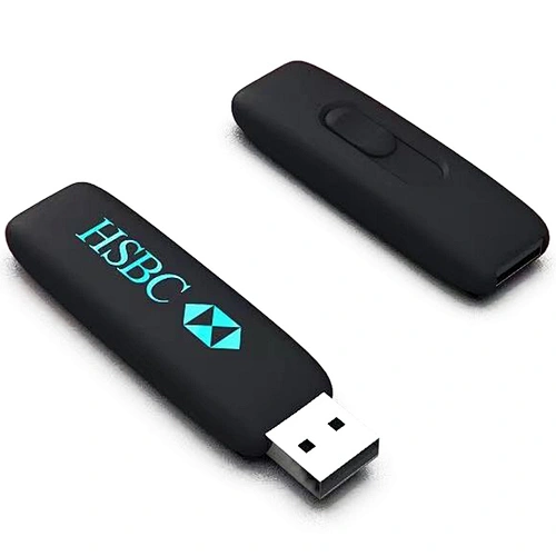 LED Light Luminous Logo Promotional Stretch USB Flash Drive USB Flash Disk USB Drive USB Driver Flash Drives with Customized