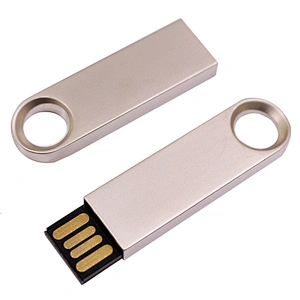 Silvery Hole Metal USB Flash Drive USB Pen Drive USB Drive USB Disk USB Stick Flash Drives with Logo