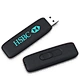 Led light luminous logo promotional stretch usb flash drive usb stick usb drive pen drive with customized