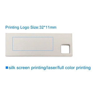 Metal Square Hole Promotional USB Flash Drive USB Flash Disk USB Drive USB Driver USB Disk USB Stick