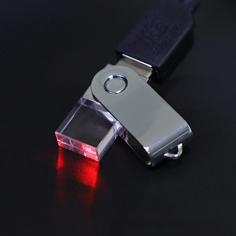 Customized USB Flash Drive Promotional Gift Pen Drive Crystal USB Disk Flash Drives USB Stick with 3D Logo