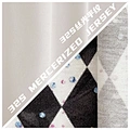 Mercerized jersey knit fabric cotton