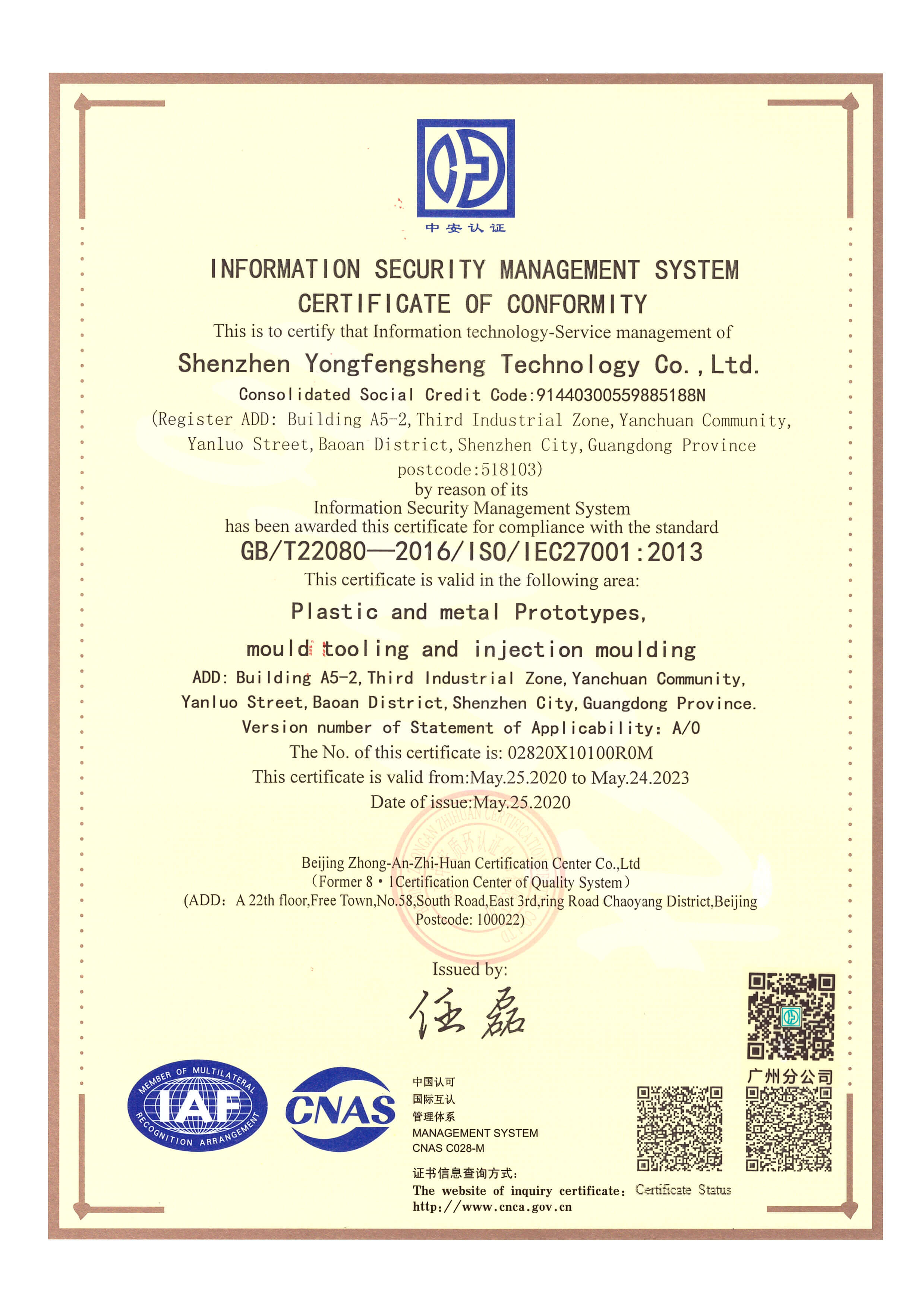 ISO/IEC 27001: 2013