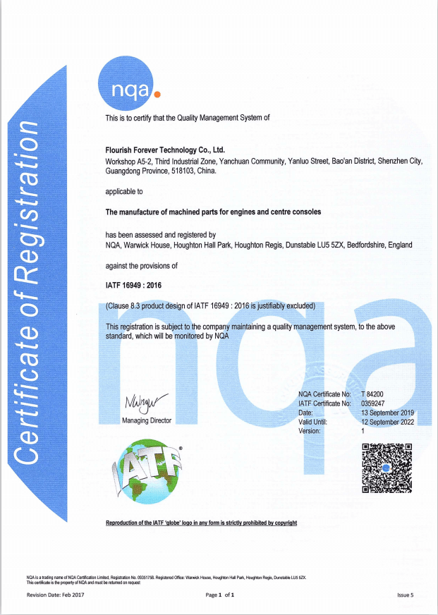 IATF 16949: 2016