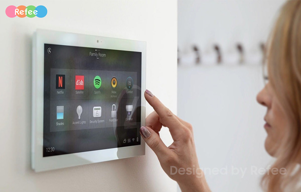 refee interactive PCAP touch screen multi touch commercial tablet android digital signage display screen digital poster