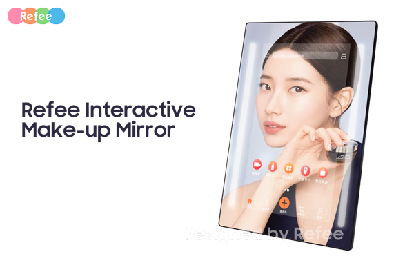 refee interactive mirror make-up touch mirror display screen