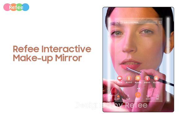 refee interactive mirror make-up touch mirror display screen