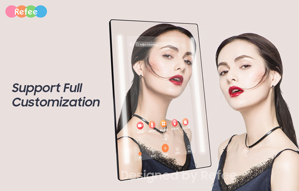 refee interactive mirror make-up touch mirror display screen