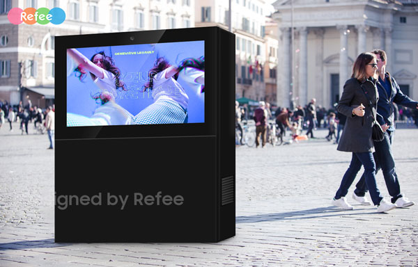 refee ultra high Brightness IP65 waterproof outdoor display outdoor digital signage display advertising screen digital poster