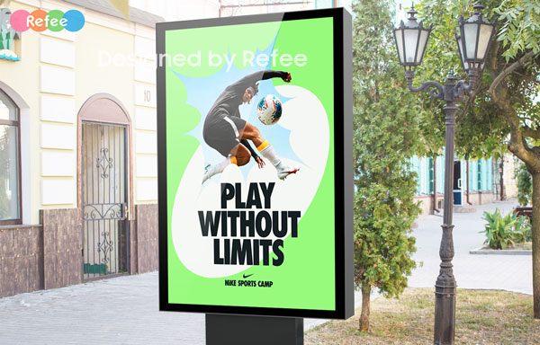 refee ultra high Brightness IP65 waterproof outdoor display outdoor digital signage display advertising screen digital poster