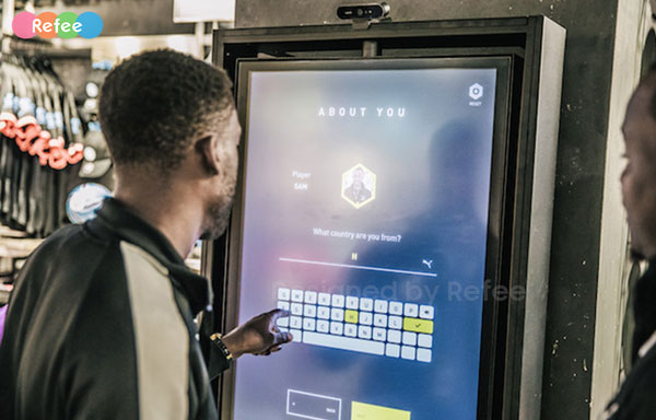 interactive PCAP multi touch screen android digital signage Interactive display screen digital poster
