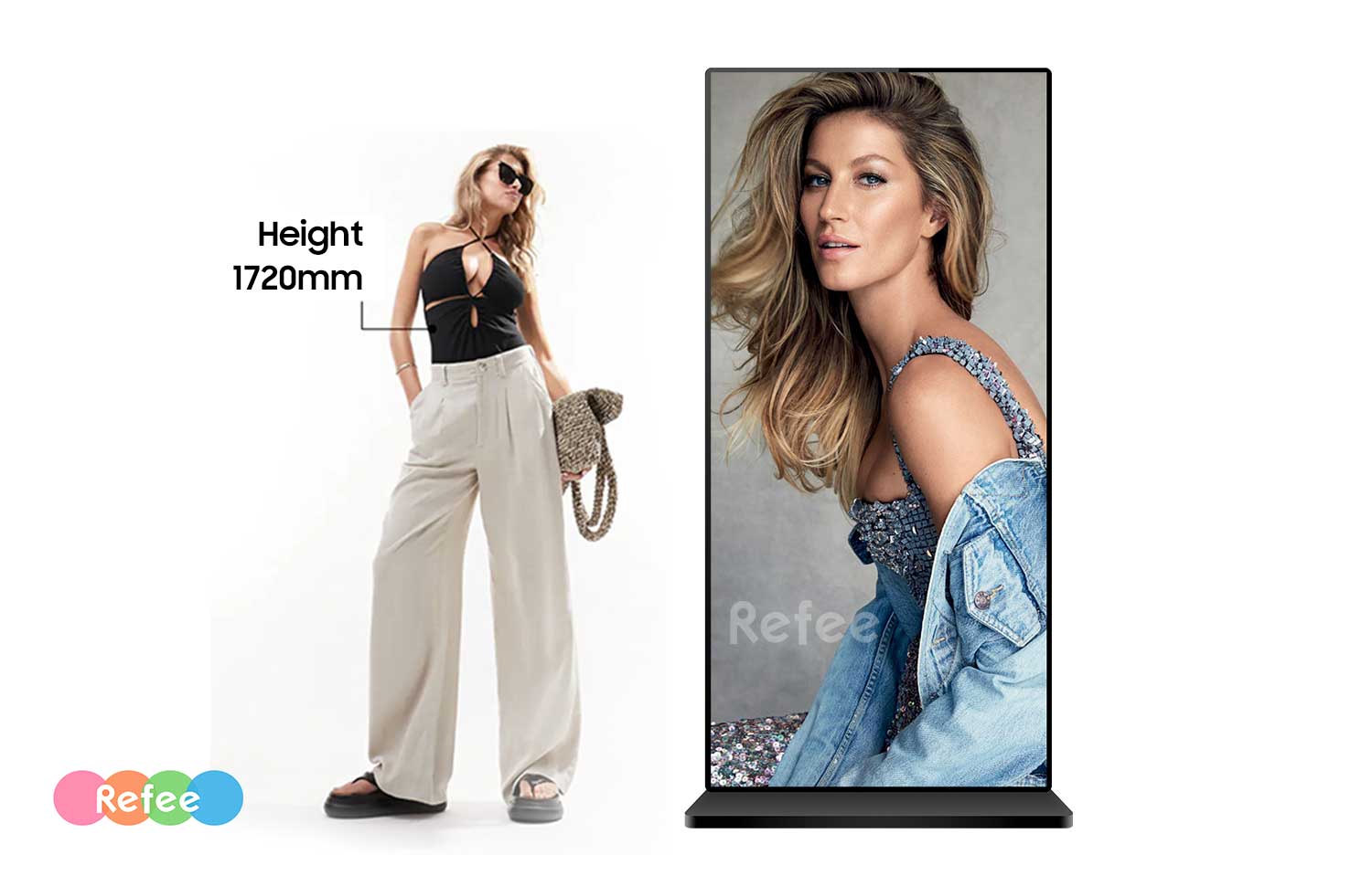 Stretched Bar Ultra Wide LCD Display