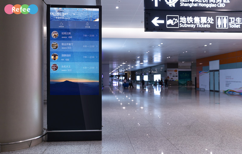 indoor double sided digital signage display screen digital poster