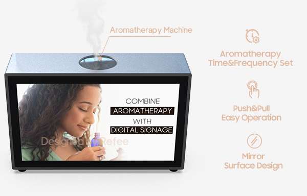 Refee aromatherapy digital signage essential oil advertising display