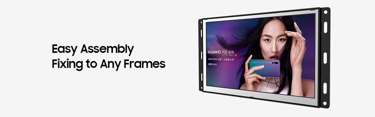 Embedded open frame android digital signage display screen digital poster