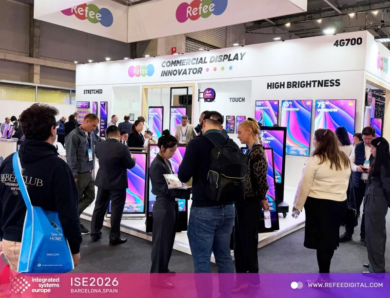 ISE digital signage manufacturer Refee